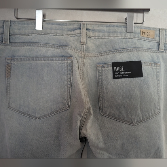 NWT Paige Jimmy Jimmy Skinny Boyfriend Jeans - Picture 7 of 14